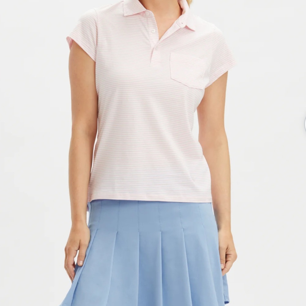 The Renwick Striped Pima Cotton Polo Small S - Picture 3 of 11